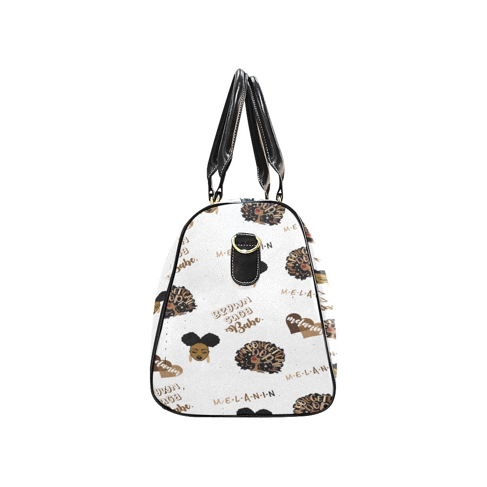 Brown Suga Babe Travel Bag (Small/ Large)