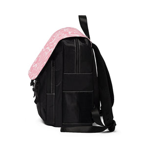 Pink Rose Shoulder Backpack