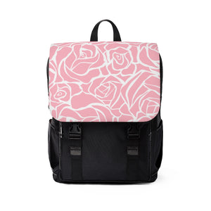 Pink Rose Shoulder Backpack