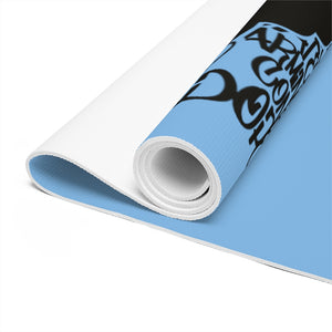 Foam Yoga Mat- Calming Blue