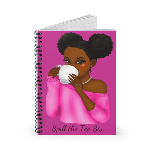 Spill the Tea Sis- Pink Journal