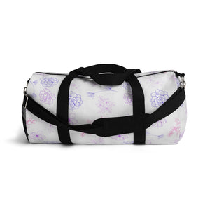 Purple Rush Floral Duffel Bag