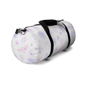 Purple Rush Floral Duffel Bag