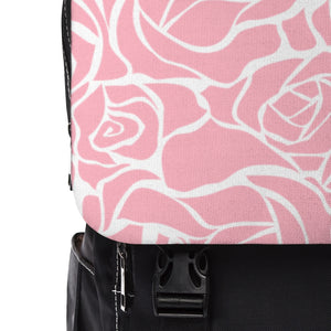 Pink Rose Shoulder Backpack