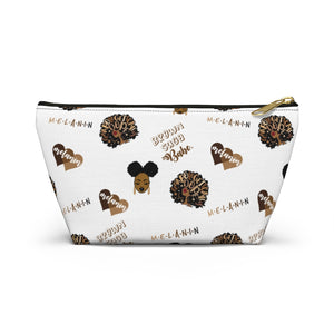 Brown Suga Babe Accessory Pouch w T-bottom